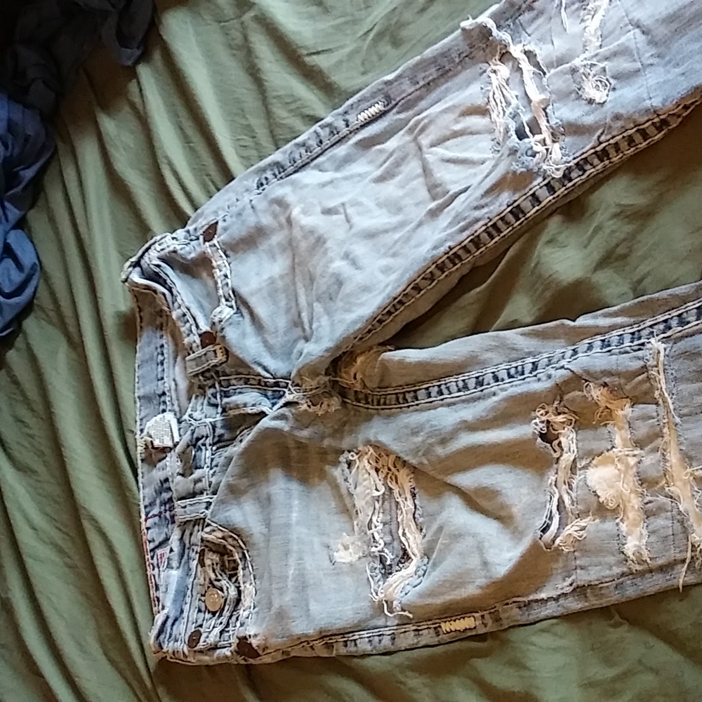 Light blue True Religions